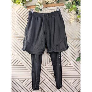 VCTRY MCMXCV Shorts Men's Tight-Fitting Training Tights w/ Shorts Black Size Med